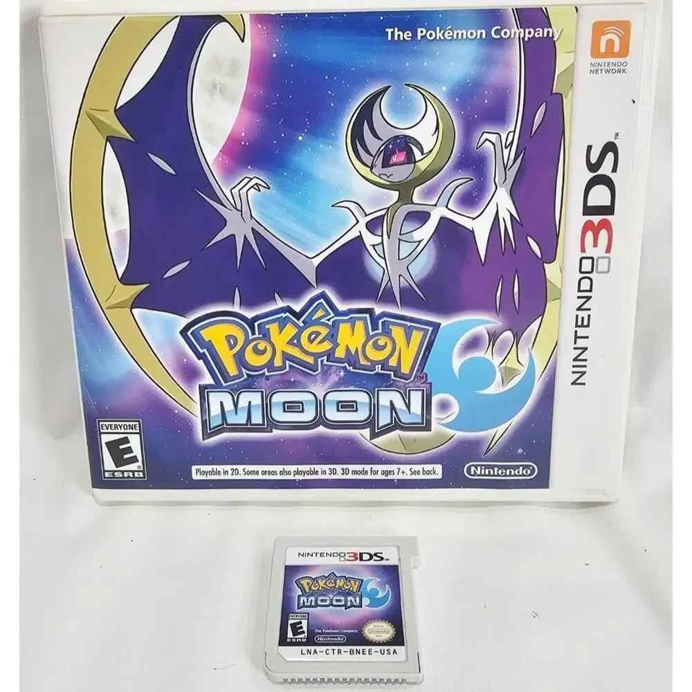Pokémon Moon Nintendo 3DS-2016 Complete With Case Tested And Works